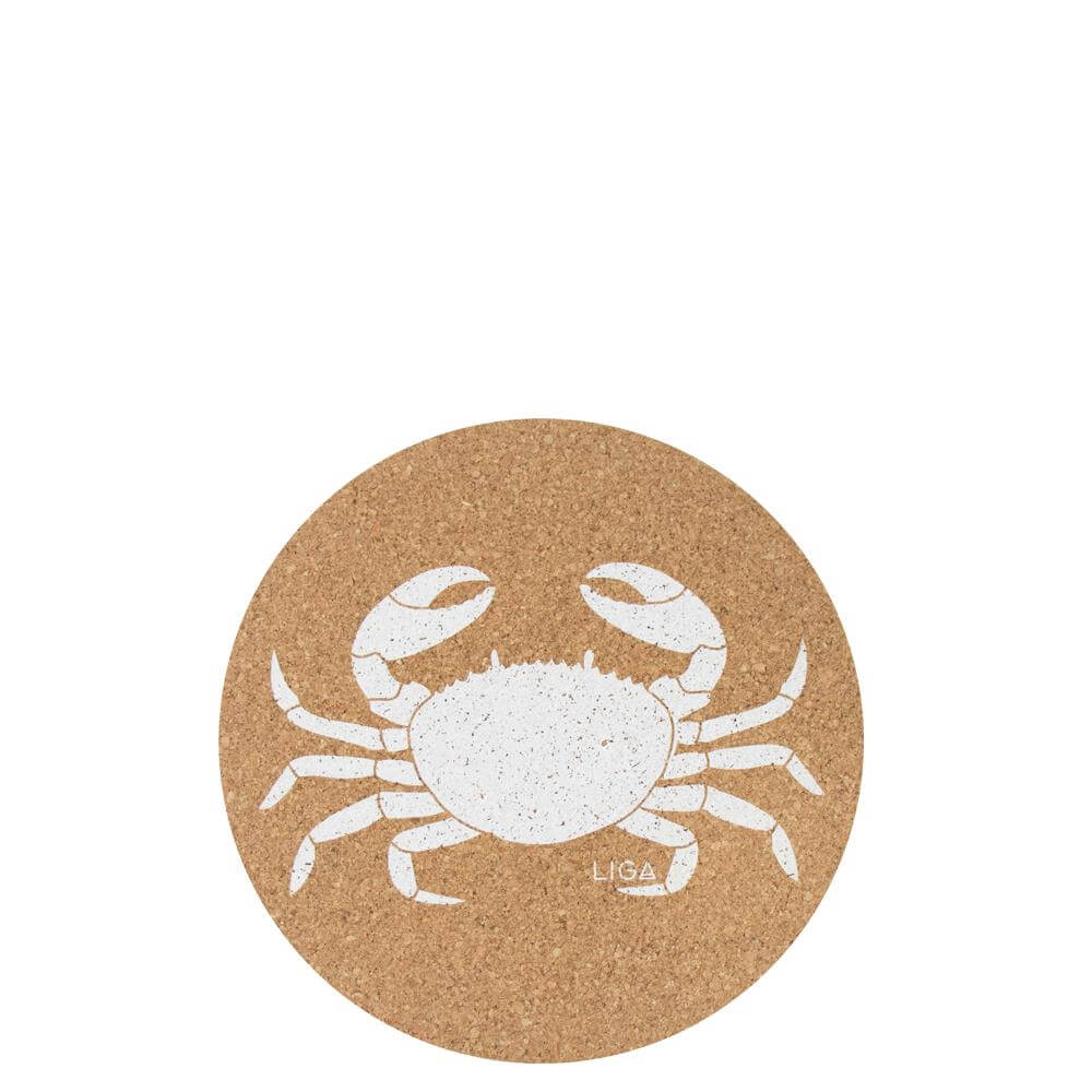 LIGA Crab Cork Coaster